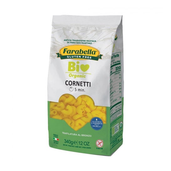 Farabella Bio Organic Pasta Cornetti Sin Gluten 340g