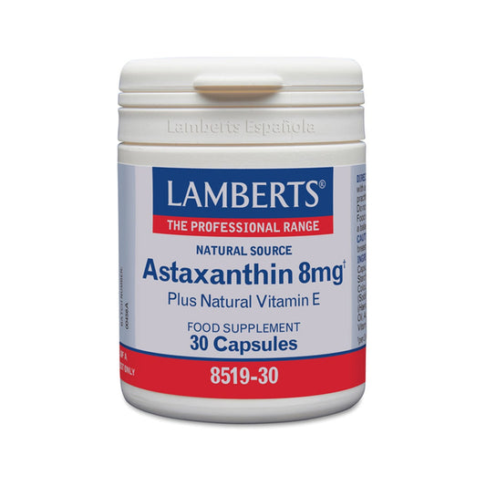 Lamberts Astaxantina 8mg con Vitamina E 30caps