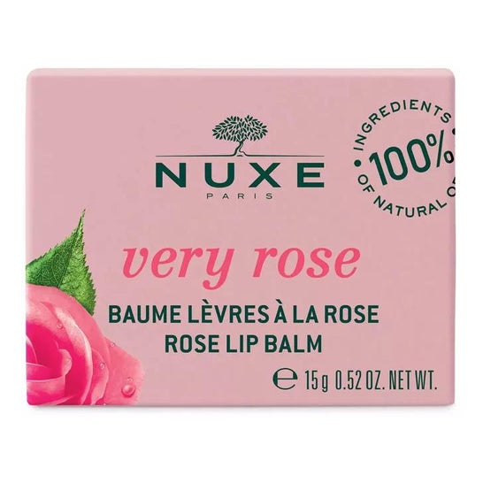 Nuxe Very Rose Bálsamo Hidratante de Labios con Rosa 15ml