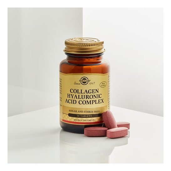 Solgar Ácido Hialurónico Complex con Colágeno 120mg 30 comp