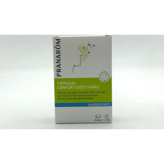 Pranarôm Allergoforce Cápsulas Confort Ojos y Nariz 30caps