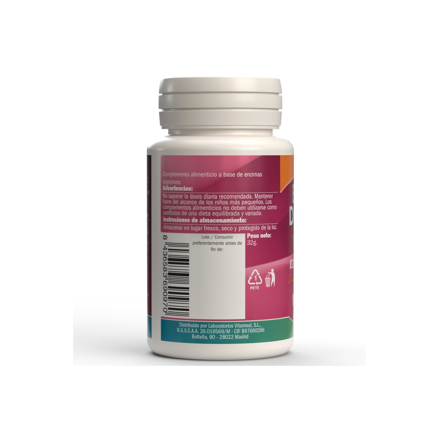NaturBite Enzimas Digestivas Veganas 60comp