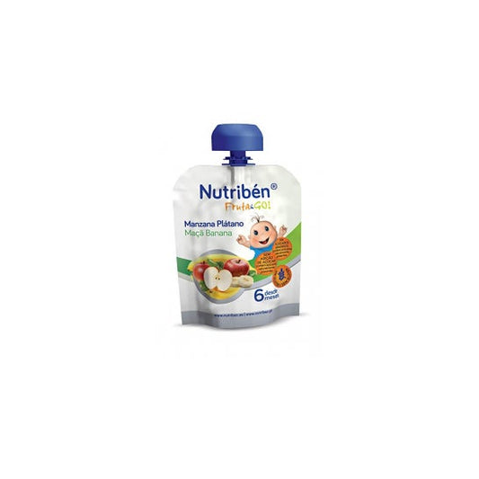 Nutriben Fruta&go Manzana Platano 90 G
