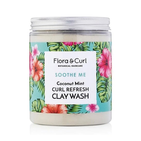 Flora & Curl Coconut Mint Curl Refresh Clay Wash 260 g