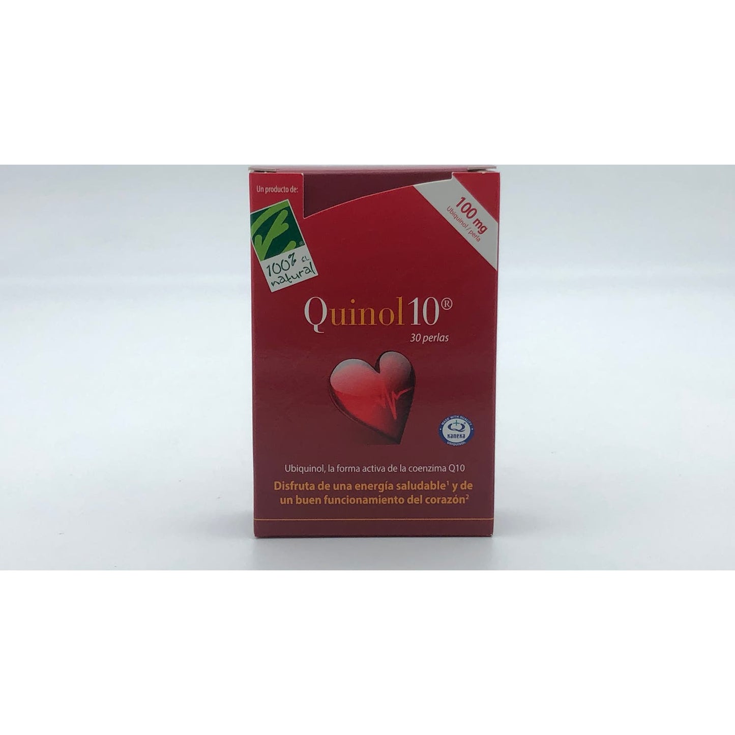 100% Natural Quinol 10 100mg 30 perlas