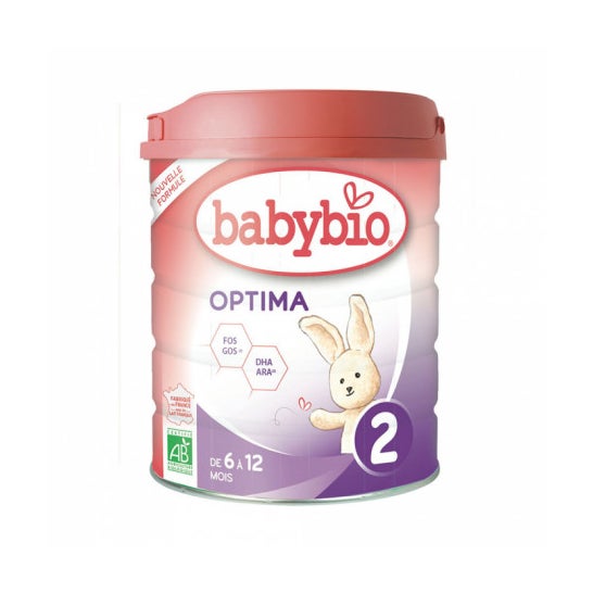 Babybio 2 Ag Óptima Leche Ecológica 800 g