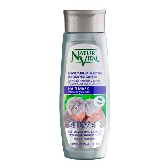 NaturVital Mascarilla Silver White Orgay Hair 300 ml