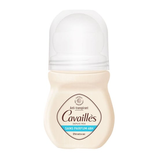 Cavaillès Desodorante Absorb+ Sin Fragancia 48 H Roll-On 50 ml