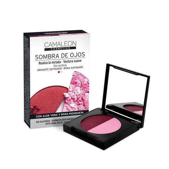 Camaleon Sombras de ojos Rosa y Granate 2 x 2.3g