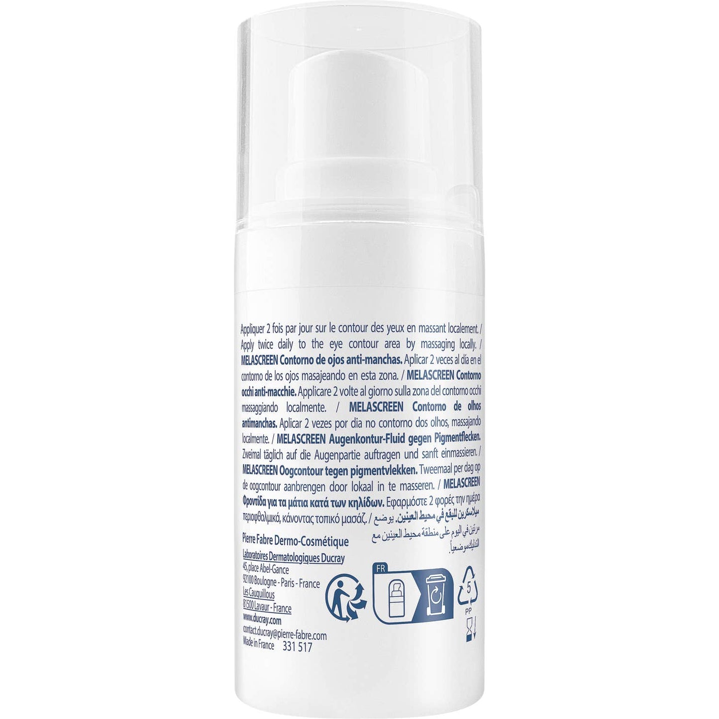 Ducray Melascreen Contorno de Ojos Antimanchas 15ml