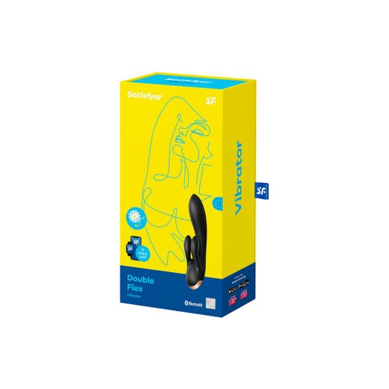 Satisfyer Double Flex Vibrador Negro 1ud