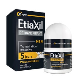 Etiaxil Men Détranspirant Transpiración Excesiva Pieles Sensibles Roll-On 15ml