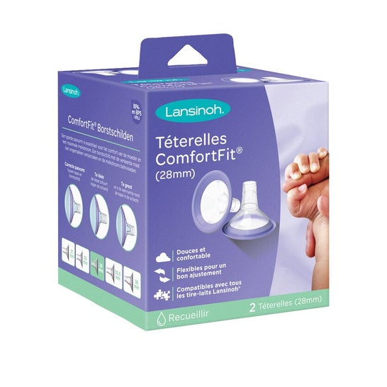 Lansinoh Comfort Fit Embudo 28mm 2uds