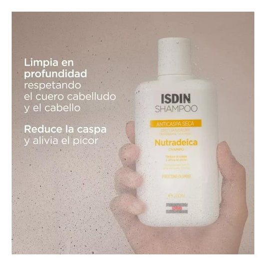 ISDIN Shampoo Nutradeica Champú Anticaspa Seca 200ml