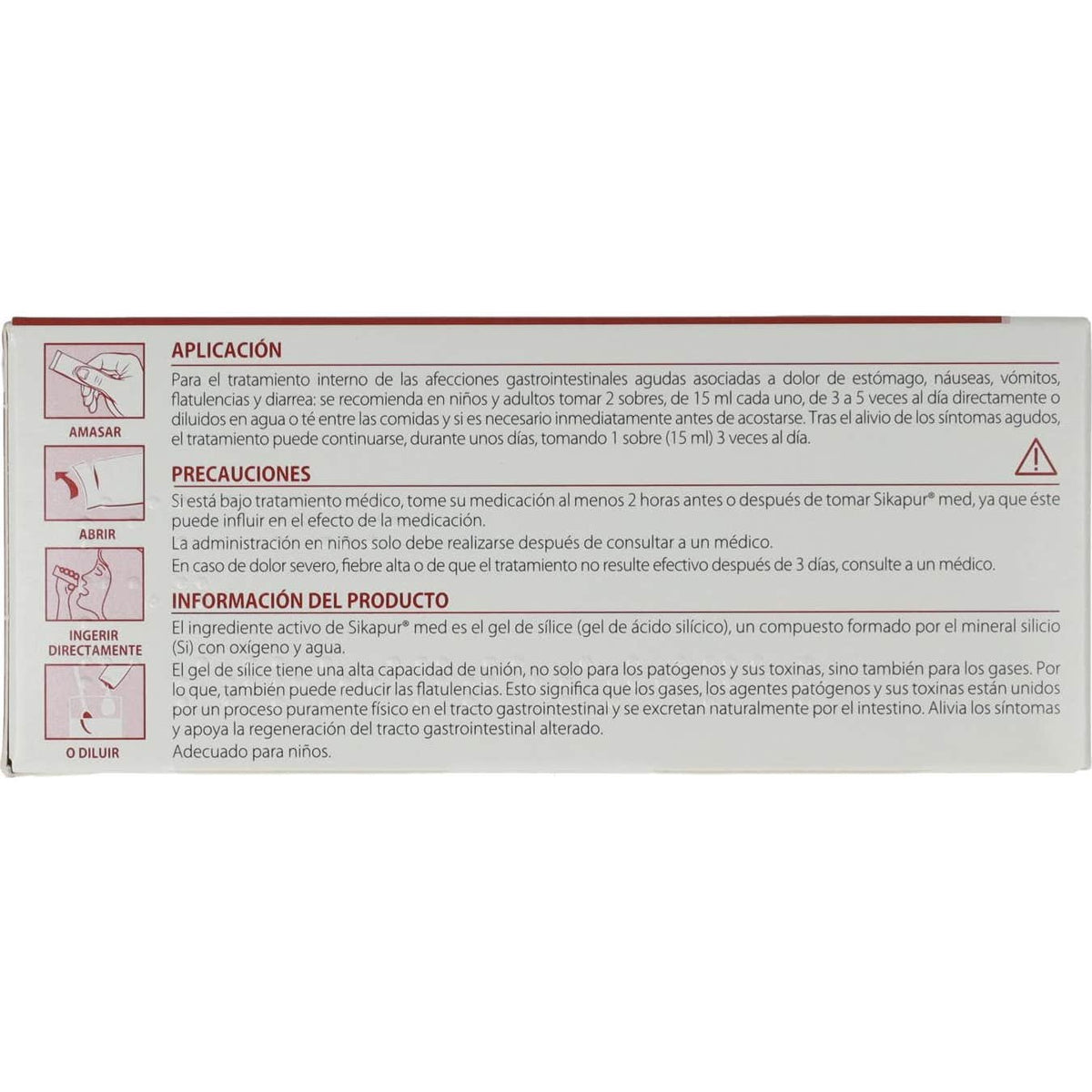 Vitae Sikapur med Gel de Sílice Gastrointestinal 15 sticks