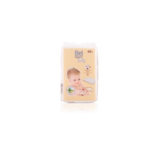 Bel Natur almohadillas bebé 100% algodón 60uds