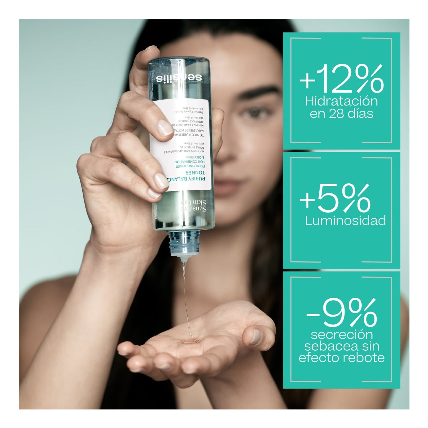 Sensilis Purify Balancing Toner Tónico Limpiador Pieles Mixtas y Grasas 200ml