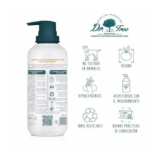 Dr. Tree Jabón de Manos Dermoprotector Pieles Sensibles 200 ml