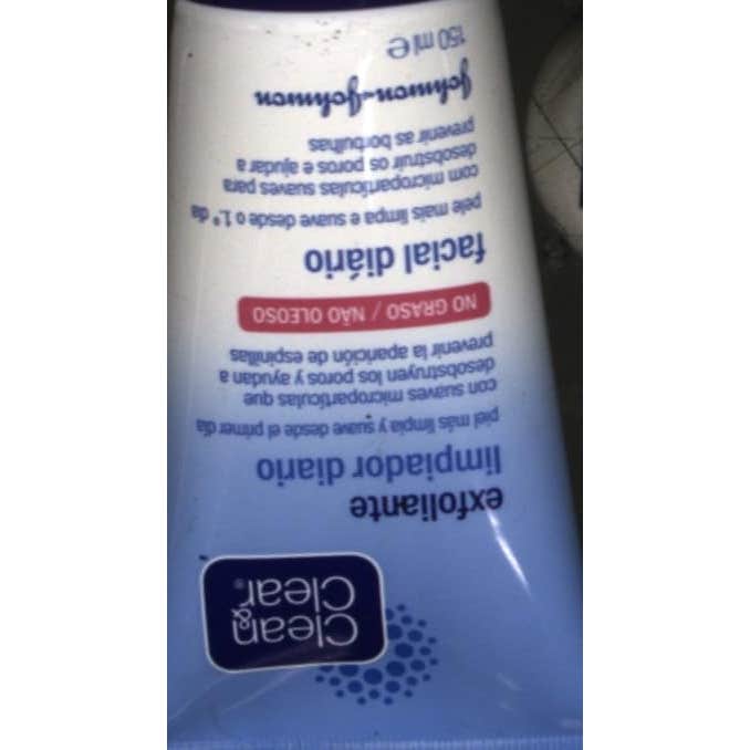 Clean & Clear Exfoliante Limpiador Diario 150ml