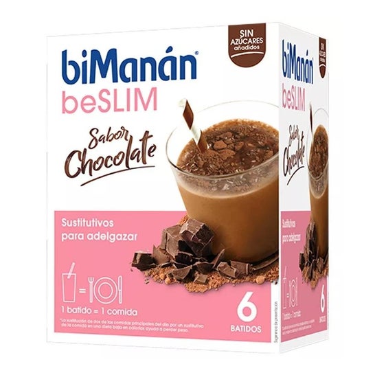 biManán Batido Sustitutivo Sabor Chocolate 6uds