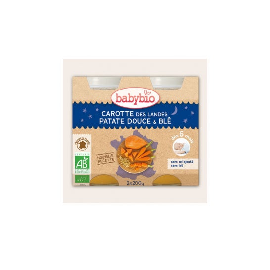 Jarra de Buenas Noches Babybio Verduras VarisBl Orgánico 6 meses 2 x 200 g