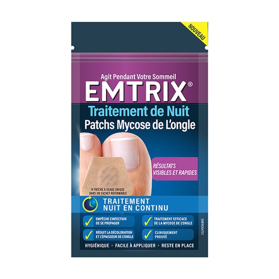 Emtrix Nail Micosis Parche Noche 14uds