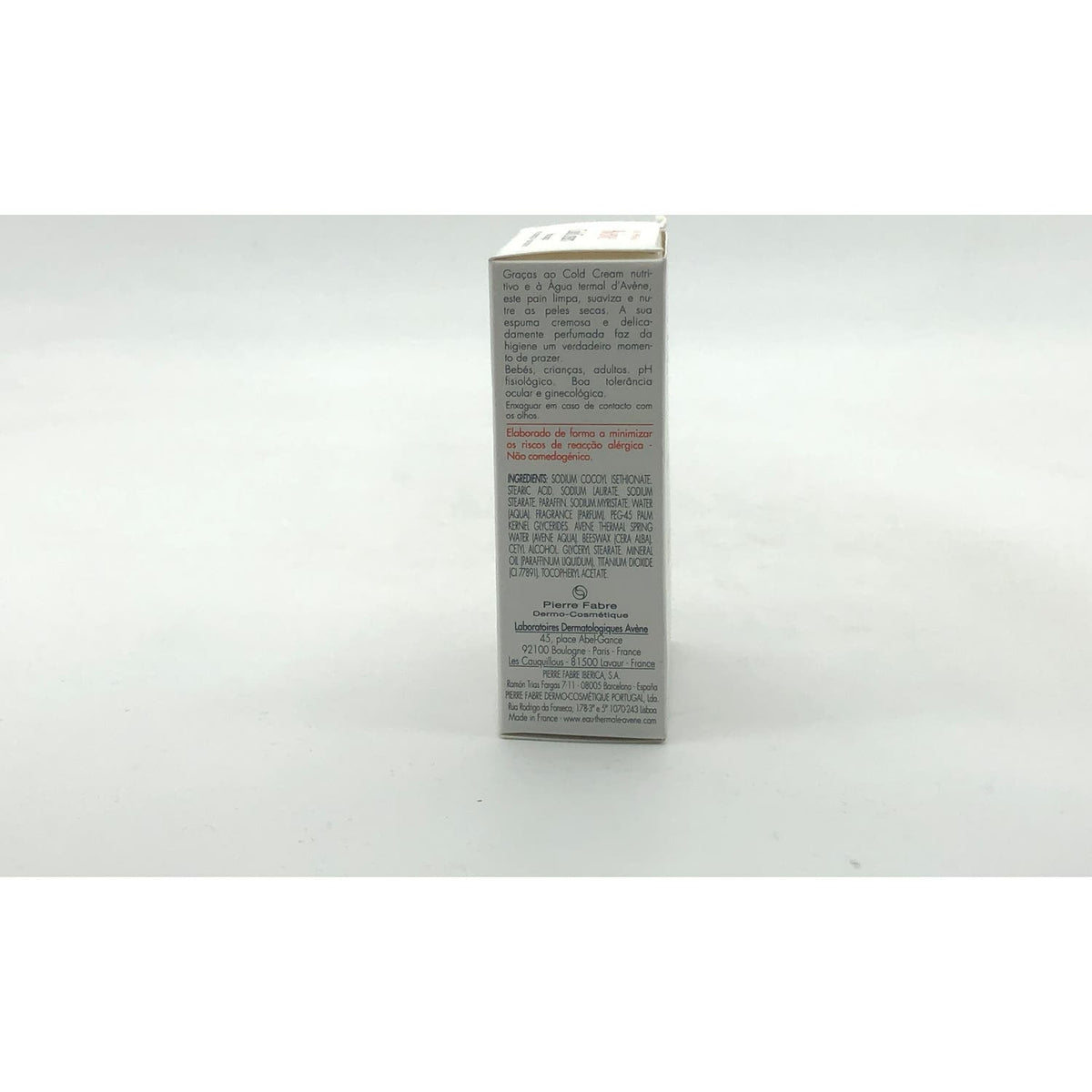 Avène Cold Cream Pan Limpiador Ultranutritivo 100g