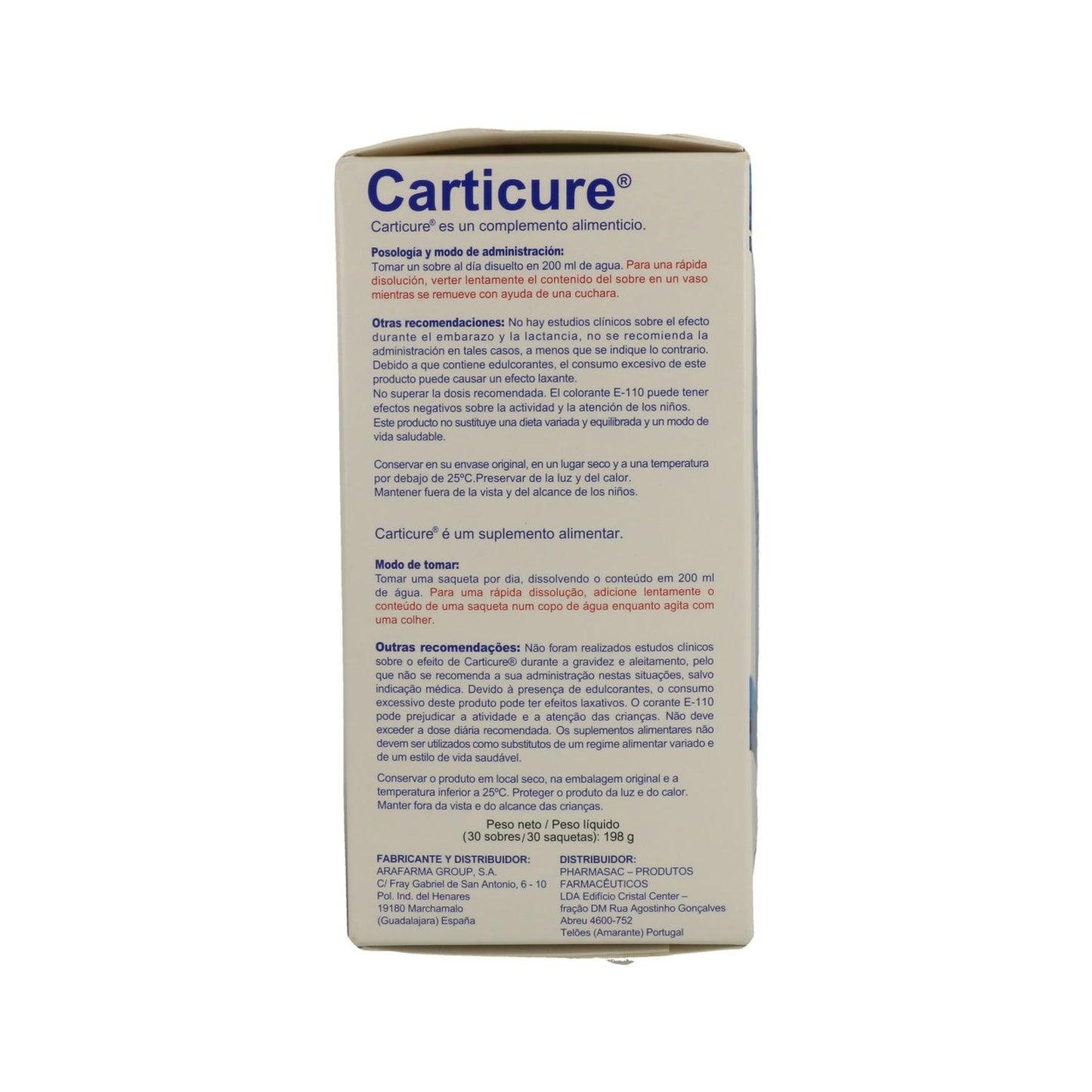 Carticure® Polvo Para Solución Oral 30 sobres