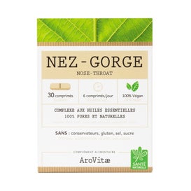Arovitae Nez-Gorge 30 Comprimés