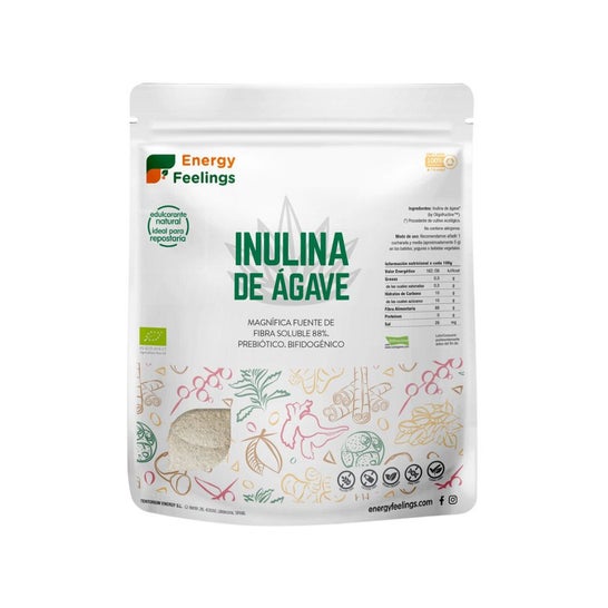 Energy Feelings Inulina Agave Polvo Eco Vegan Sin Gluten 500g