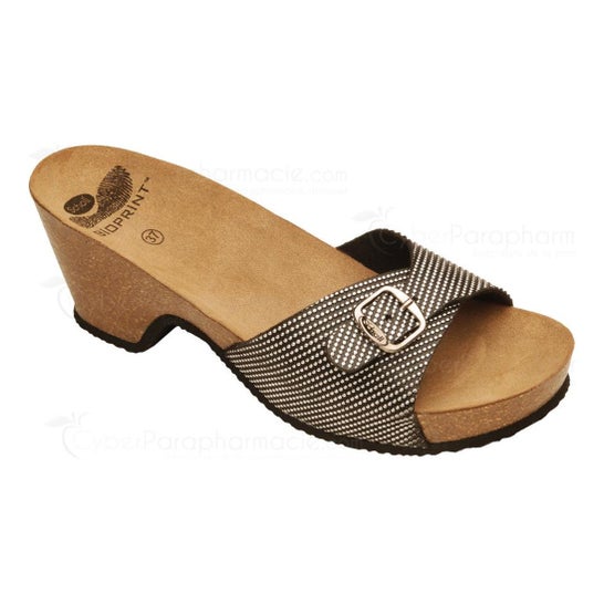 Scholl Sandalia Kabe Beige Pitón Talla 37 1par