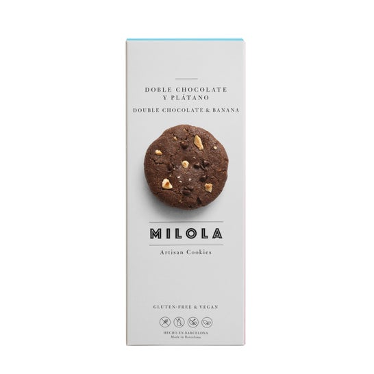 Milola Galletas Doble Chocolate Platano 140 g