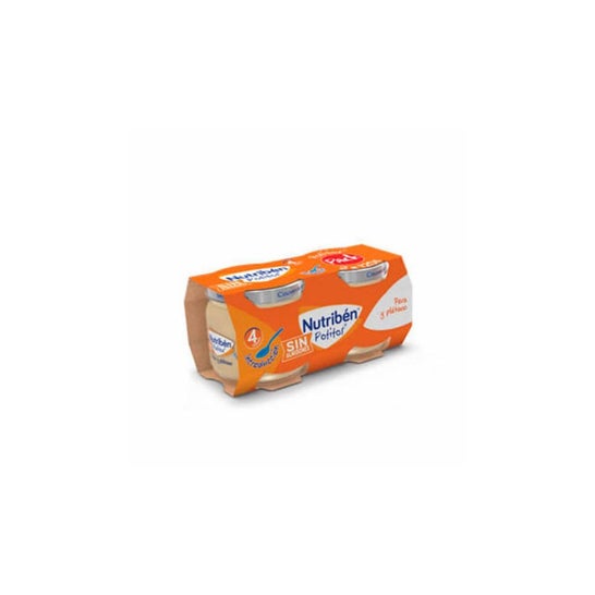 Nutribén Potitos Pack Pera Y Plátano 2 udsX120 g