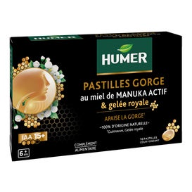 Humer Pastillas Garganta Miel de Manuka Activo 16 comp