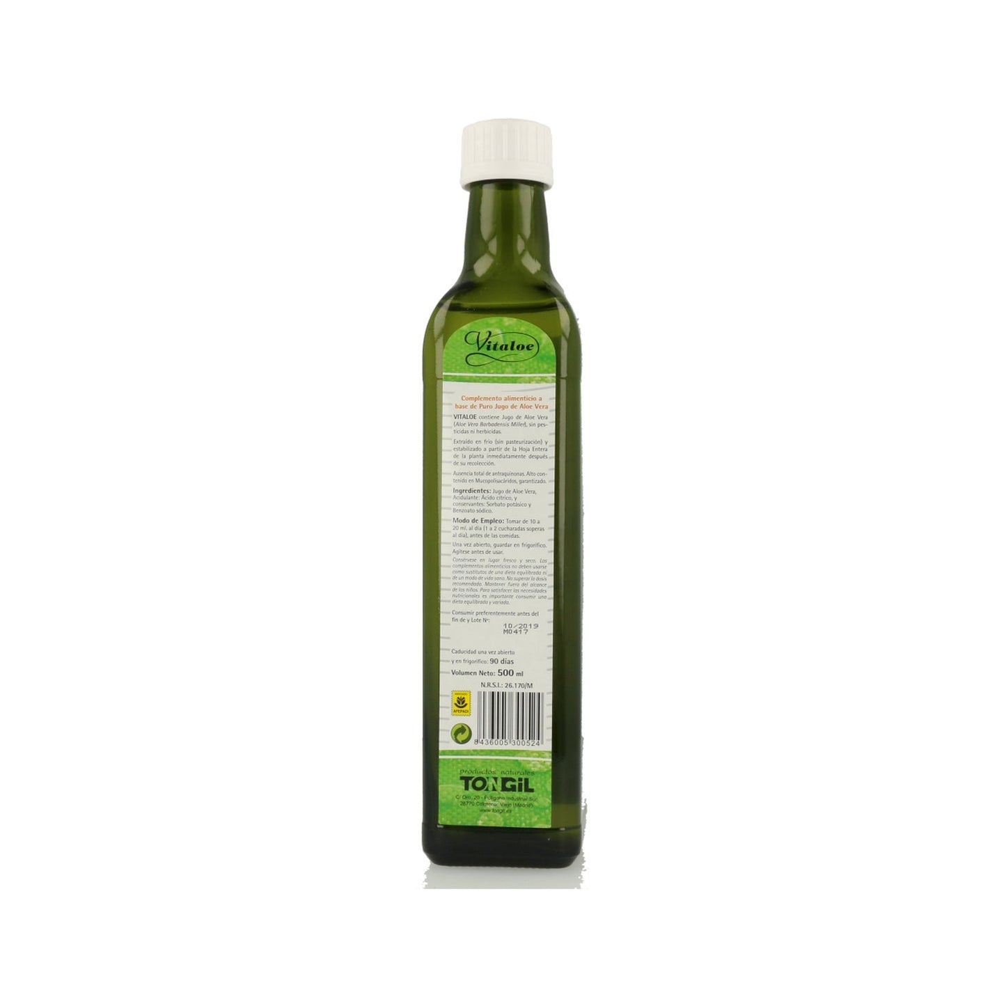Tongil Vitaloe Puro Jugo de Aloe Vera 500ml