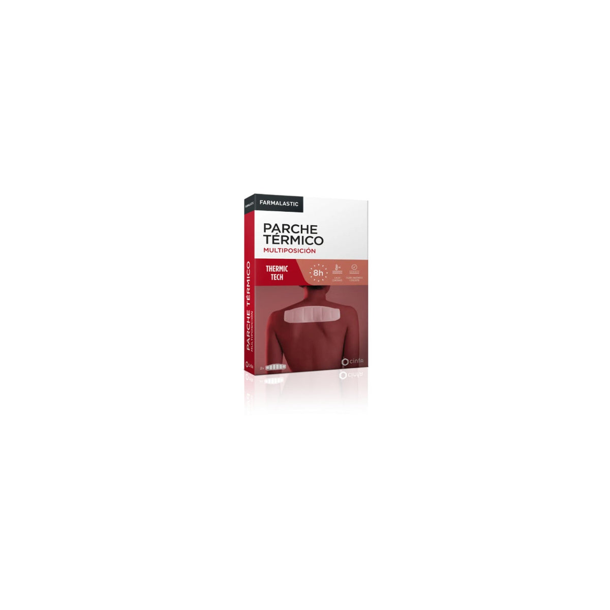 Farmalastic Thermic Tech Parche Térmico Multiposición 2 uds