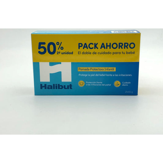 Halibut Pomada Protectora Infantil 2x45g