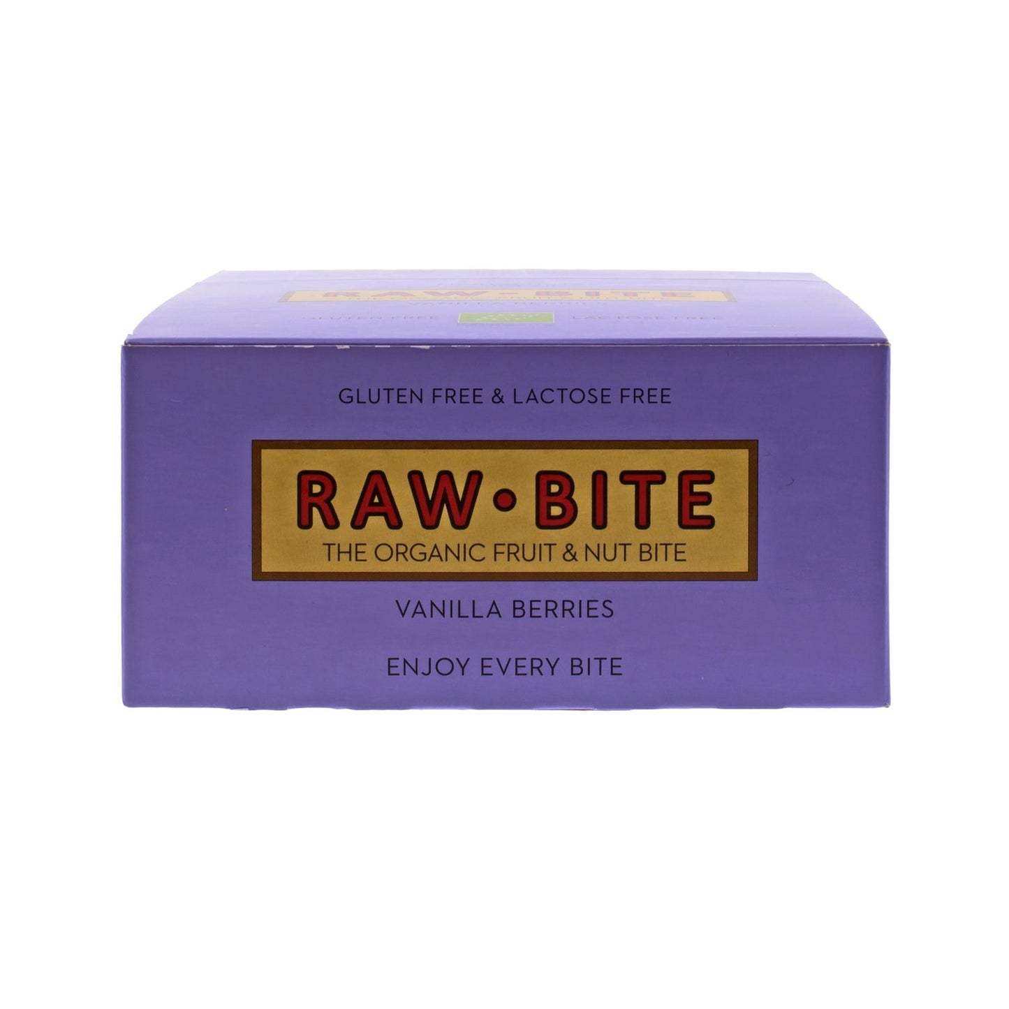 Rawbite Pack Barritas Ecológicas de Vainilla Y Frutos Rojos 12X50g