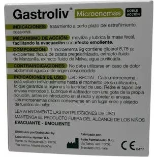 Normon Bensania Gastroliv Microenemas 6 uds