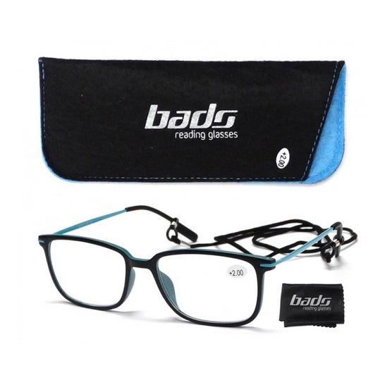 Bads Gafas Lectura Negro y Azul +1.0 1ud