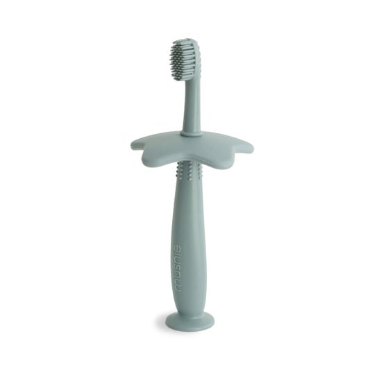Mushie Cepillo de Dientes Didáctico Beige 1 ud