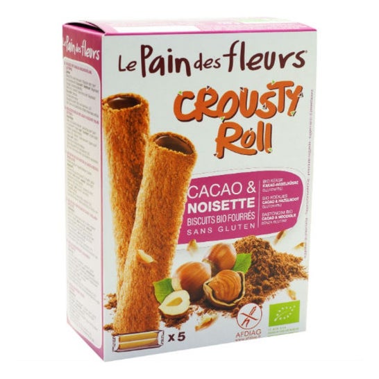 Le Pain des Fleurs Crousty Roll Cacao y Avellana Bio 125g