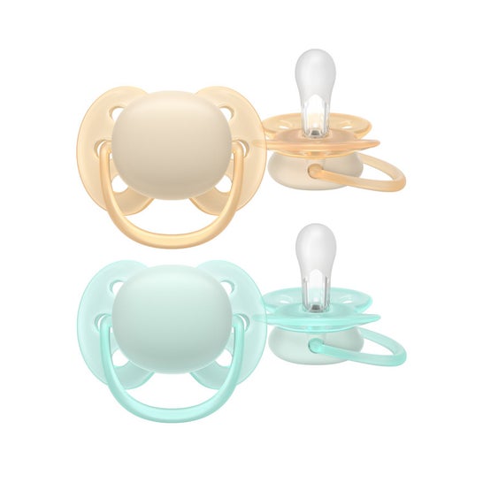 Philips Avent Chupete Eco Ultra Soft 0-6M 2 uds