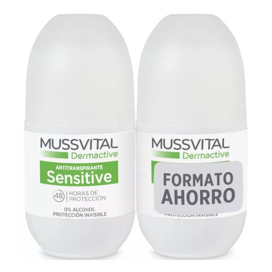 Mussvital Dermactive Antitranspirante Sensitive 75 ml