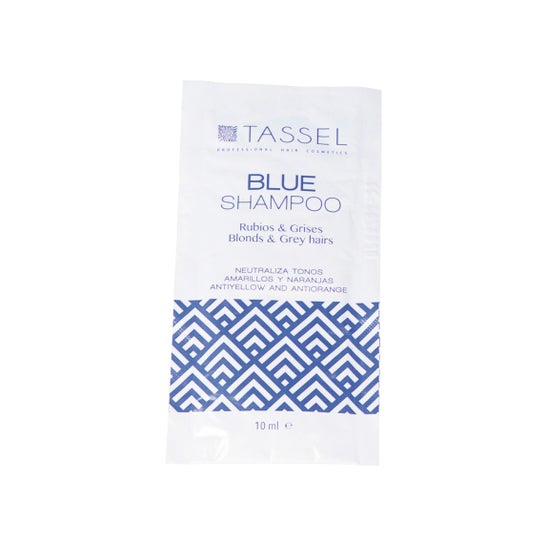 Tassel Blue Shampoo Cabellos Rubios Grises 10 ml