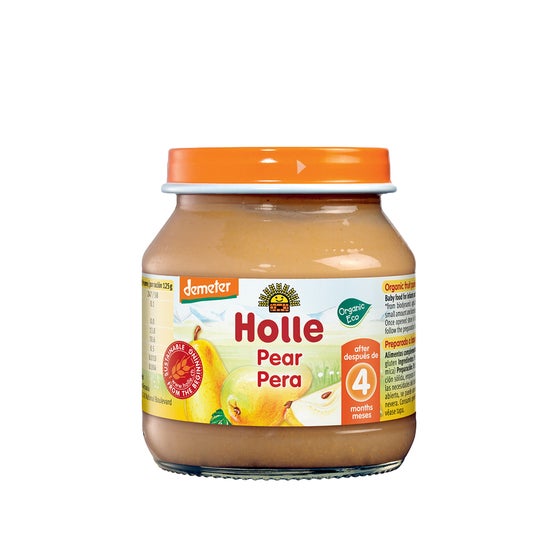 Holle Tarrito 100% Pera +4M 125g