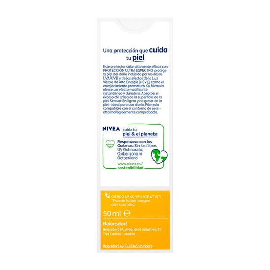 Nive Sun Facial Control de Brillos SPF50 50ml