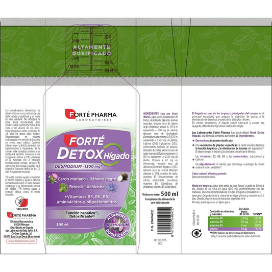 Forté Pharma Detox Hígado 500ml