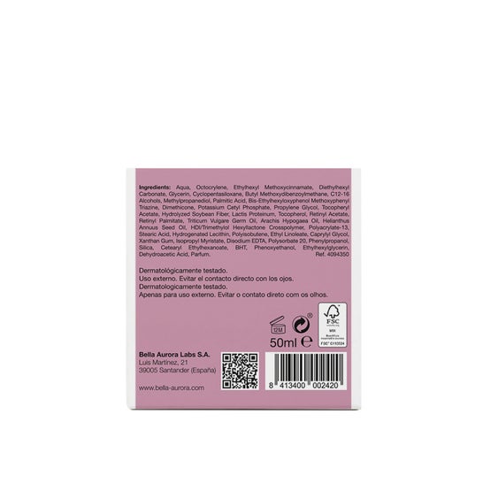 Bella Aurora Skin Solution Age Solution Crema Día Anti-Arrugas Reafirmante Piel Normal-Seca 50ml