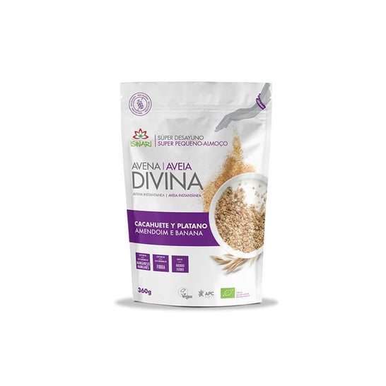 Iswari Desayuno Avena Cacahuete Plátano 360g